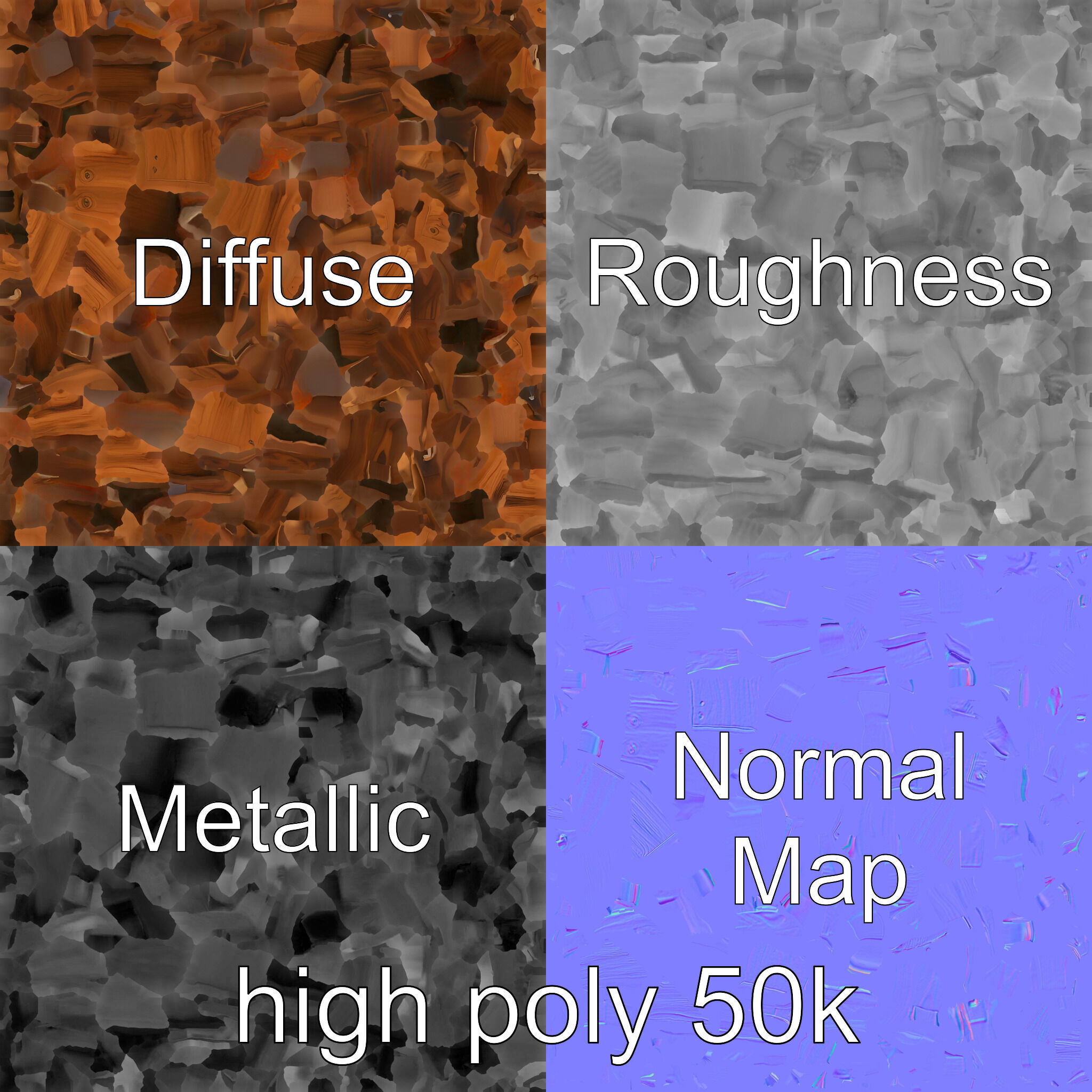 Historic Navy Strategy Table model pack Low-poly 3D model_3