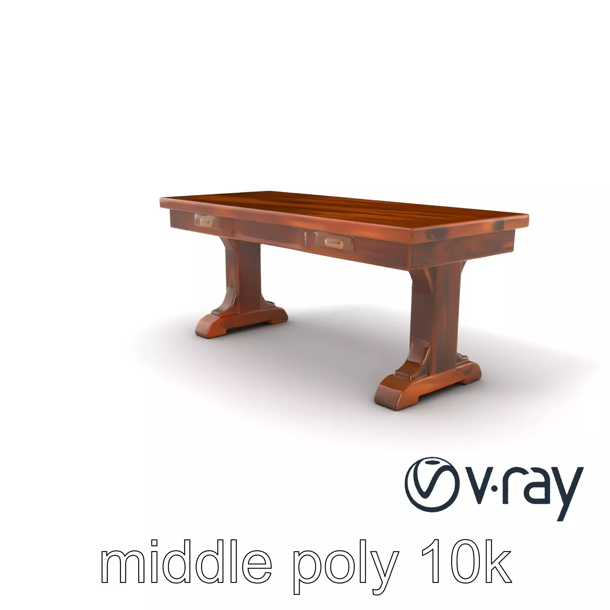 Historic Navy Strategy Table model pack Low-poly 3D model_0
