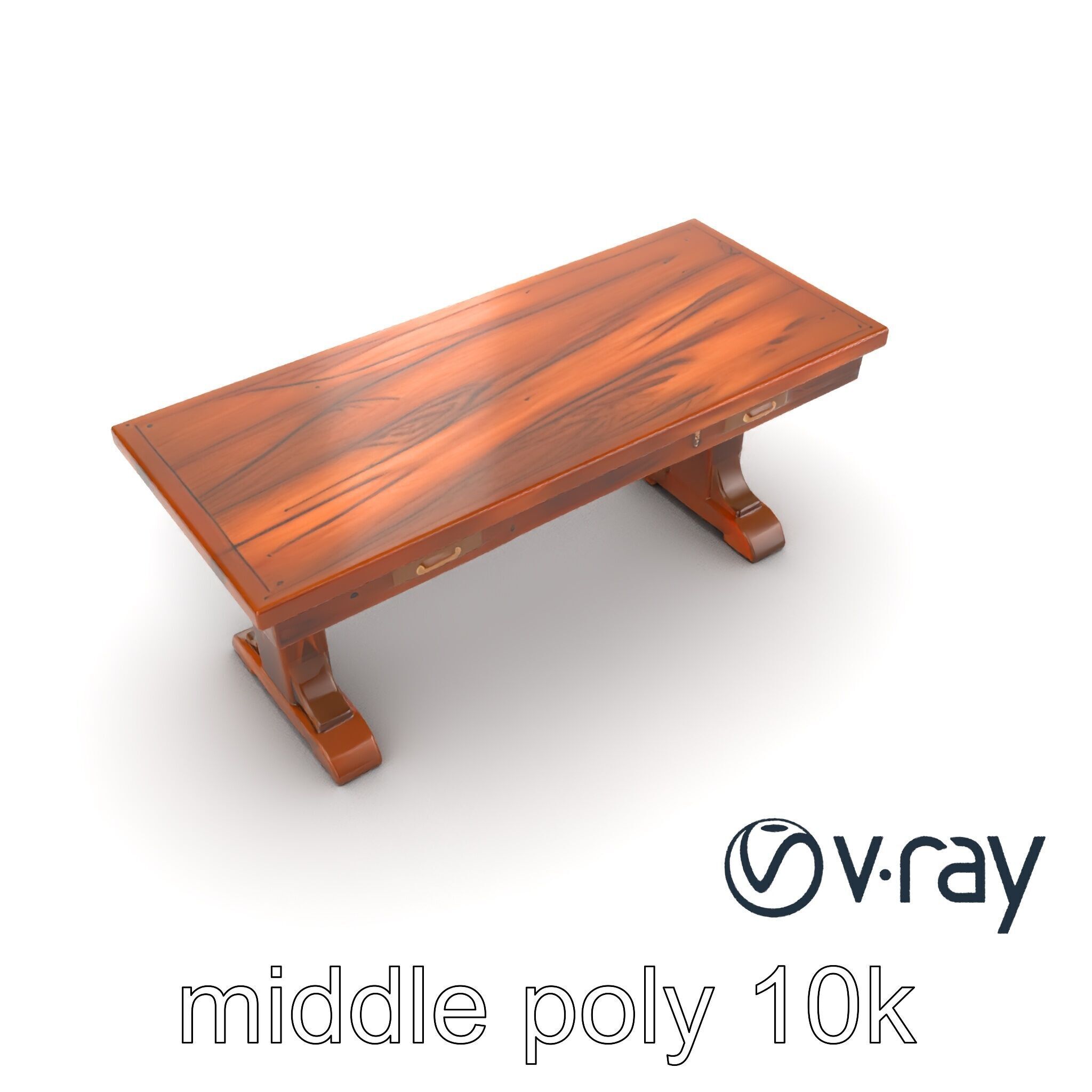 Historic Navy Strategy Table model pack Low-poly 3D model_30