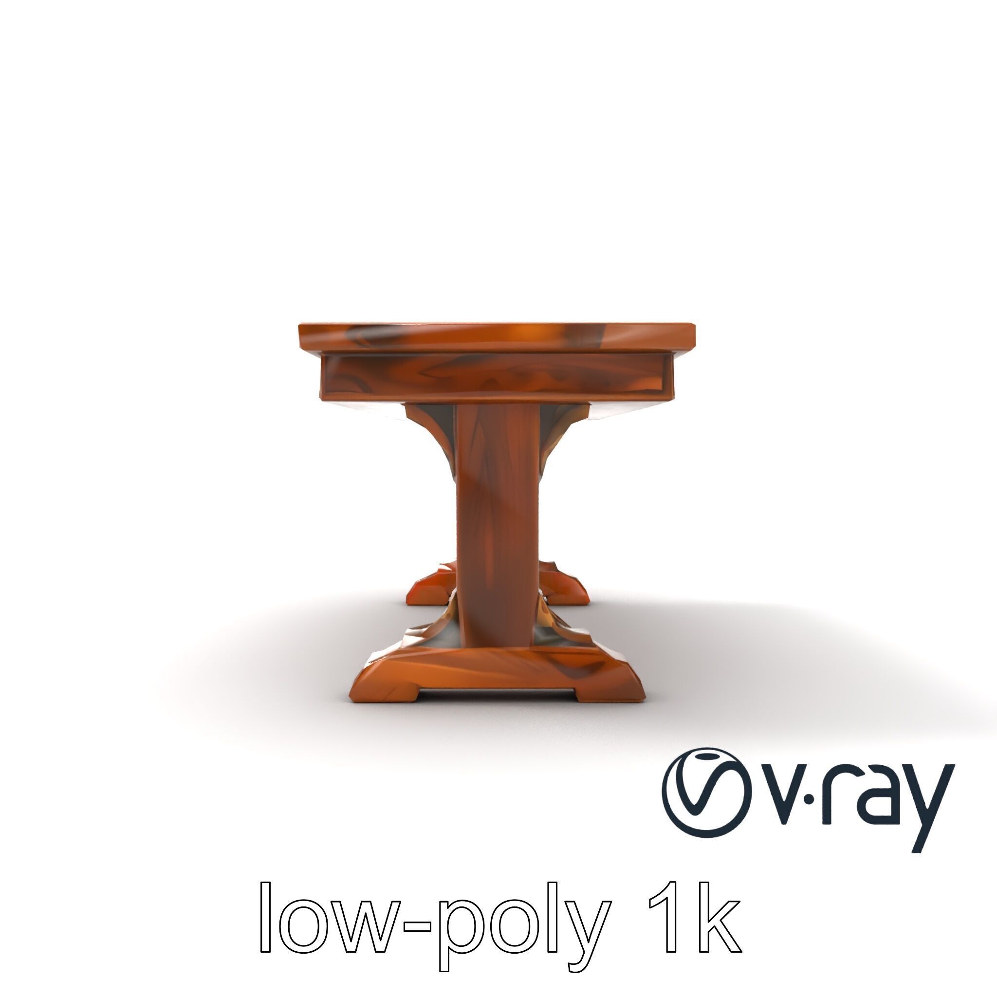 Historic Navy Strategy Table model pack Low-poly 3D model_12