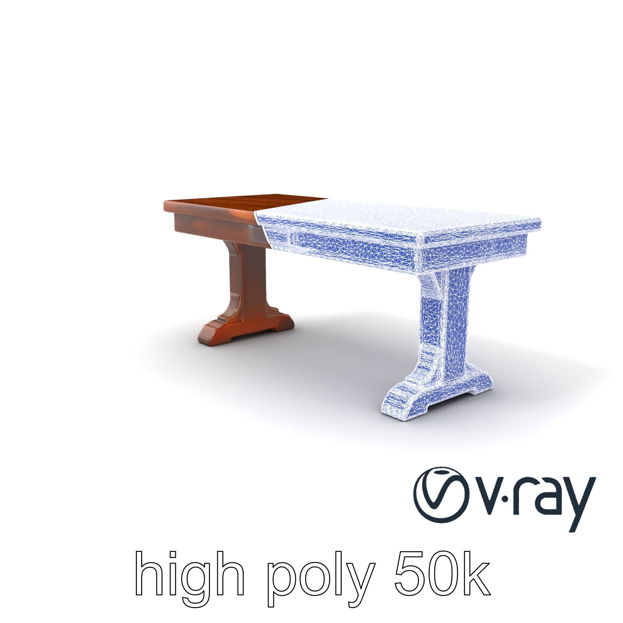 Historic Navy Strategy Table model pack Low-poly 3D model_10