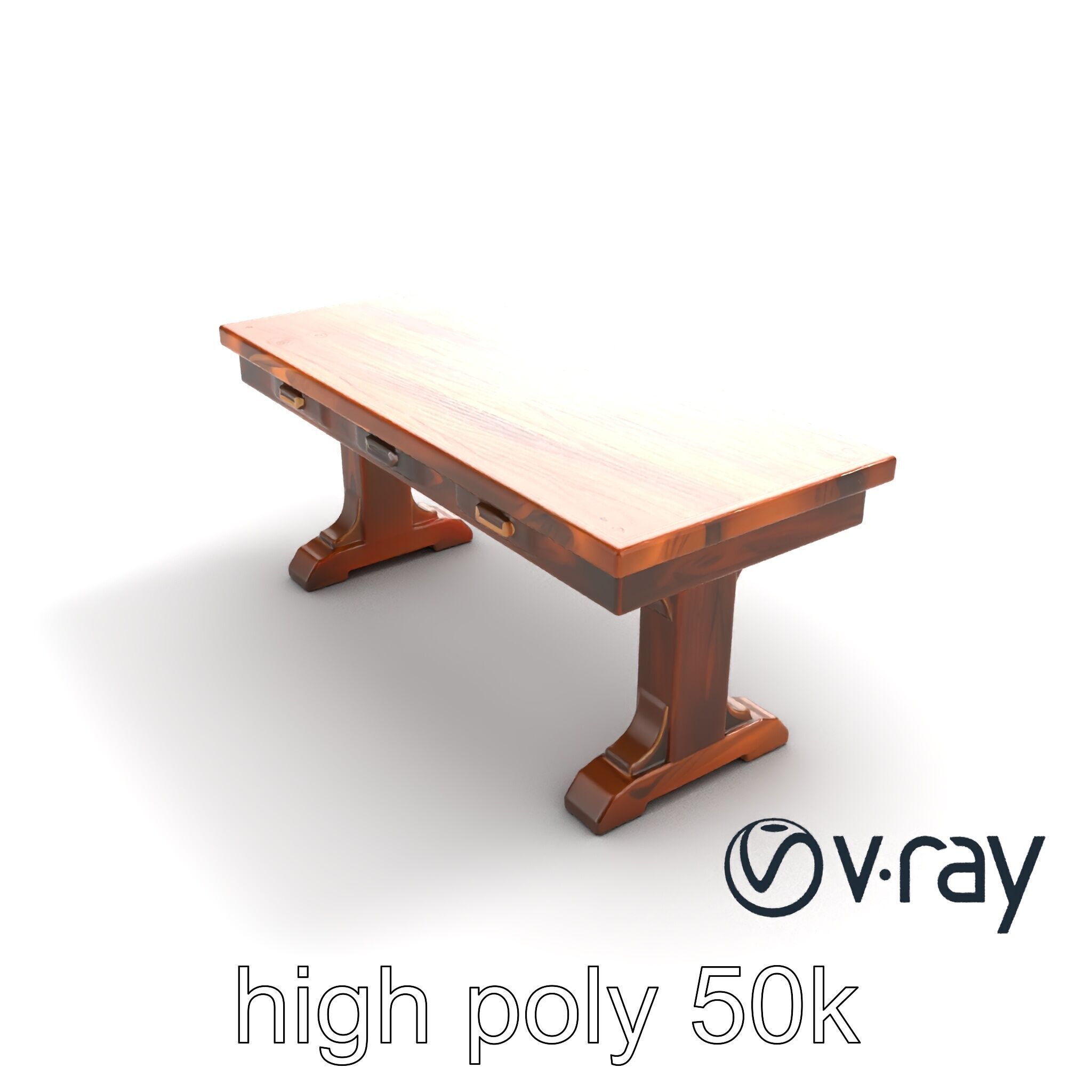 Historic Navy Strategy Table model pack Low-poly 3D model_23