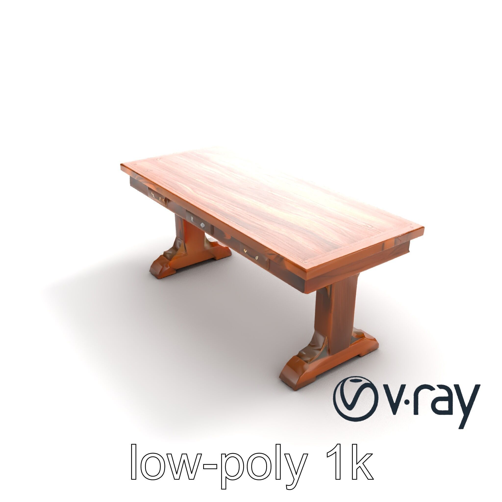Historic Navy Strategy Table model pack Low-poly 3D model_9