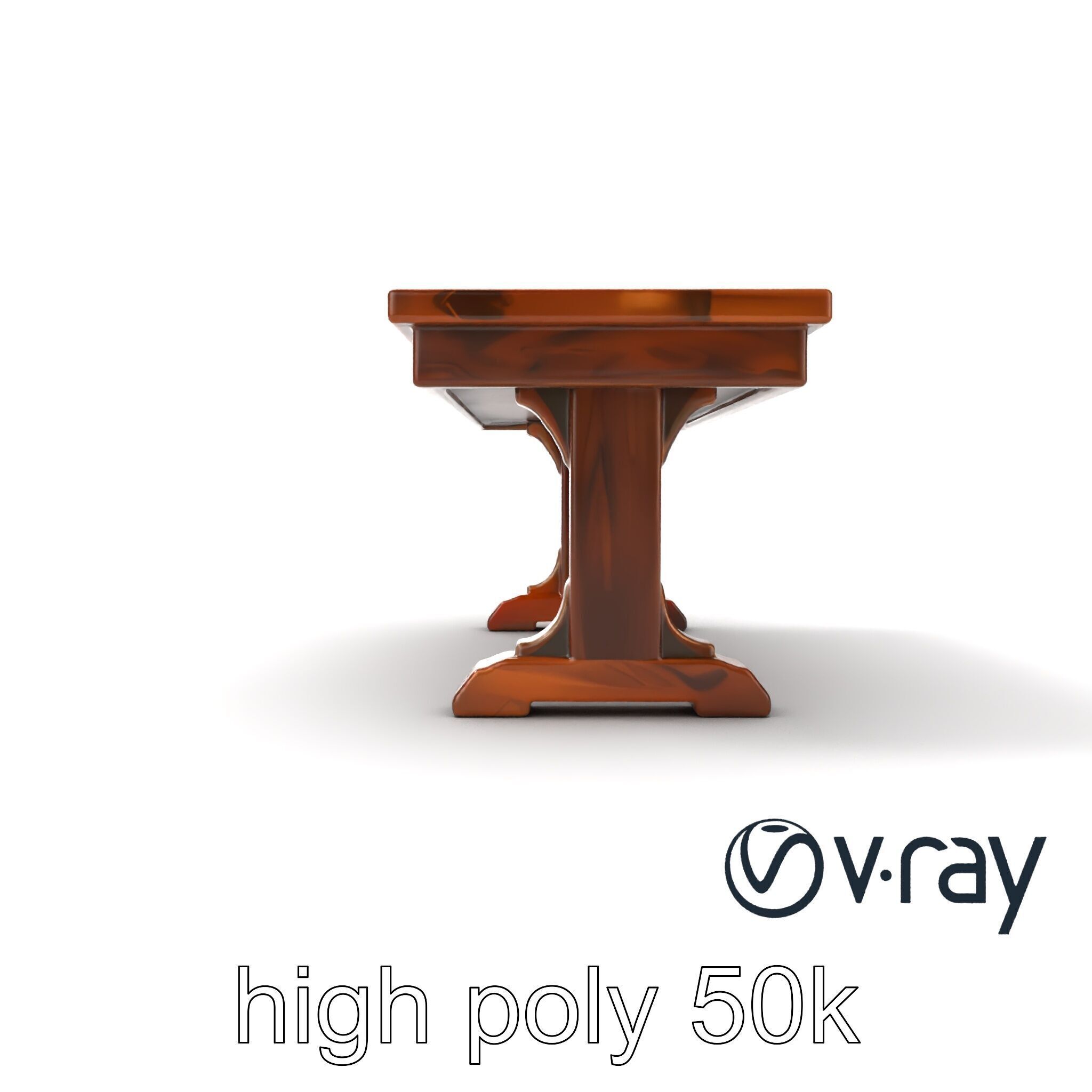 Historic Navy Strategy Table model pack Low-poly 3D model_11