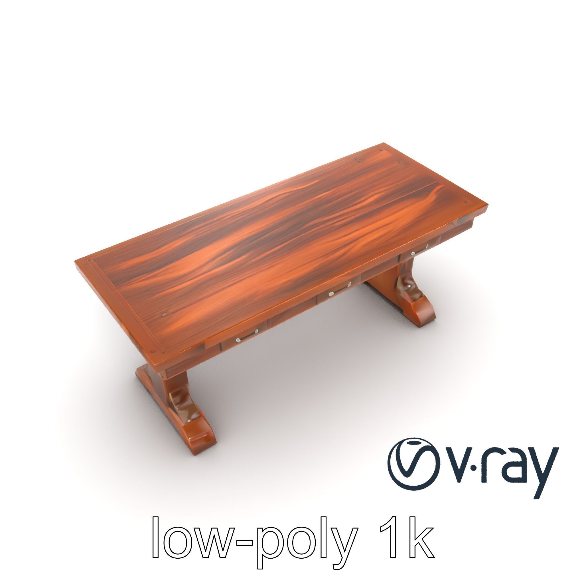 Historic Navy Strategy Table model pack Low-poly 3D model_21