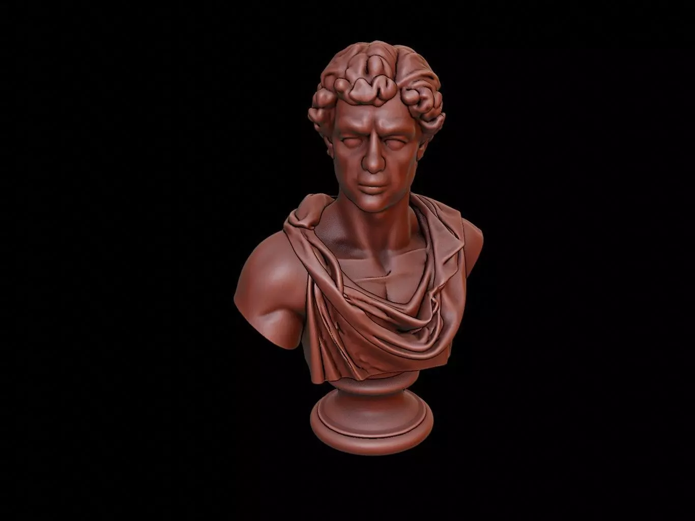 Apollo Bust 3D print model
