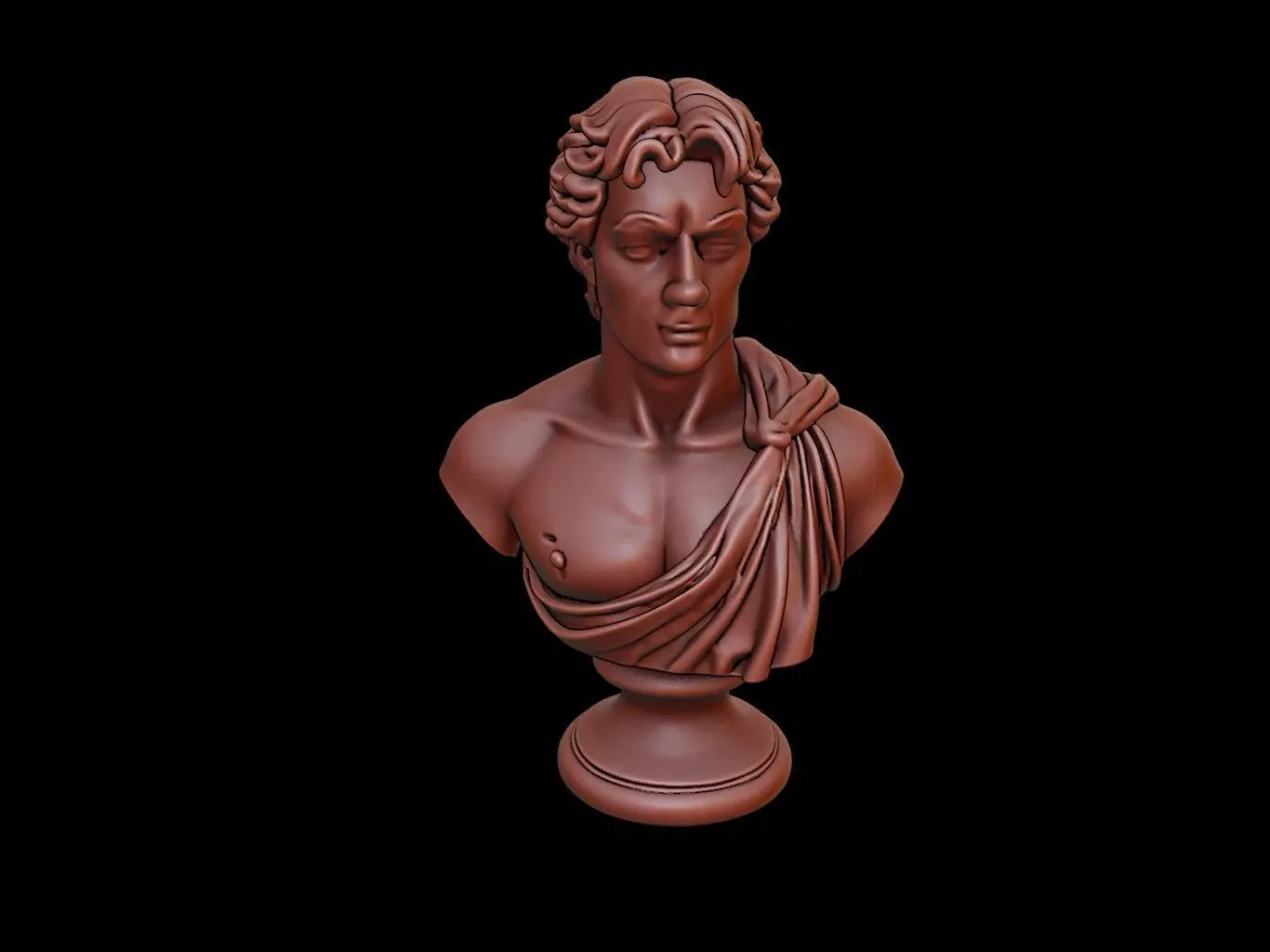 Apollo Bust 3D print model