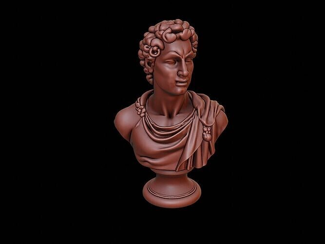 Apollo Bust 3D print model