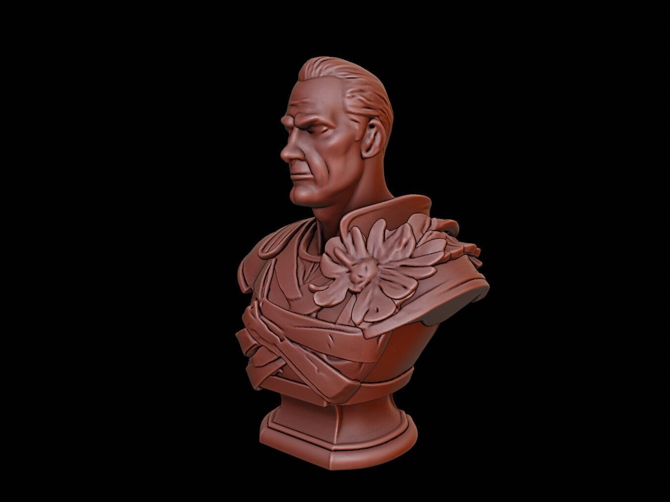 Ares Bust 3D print model_2