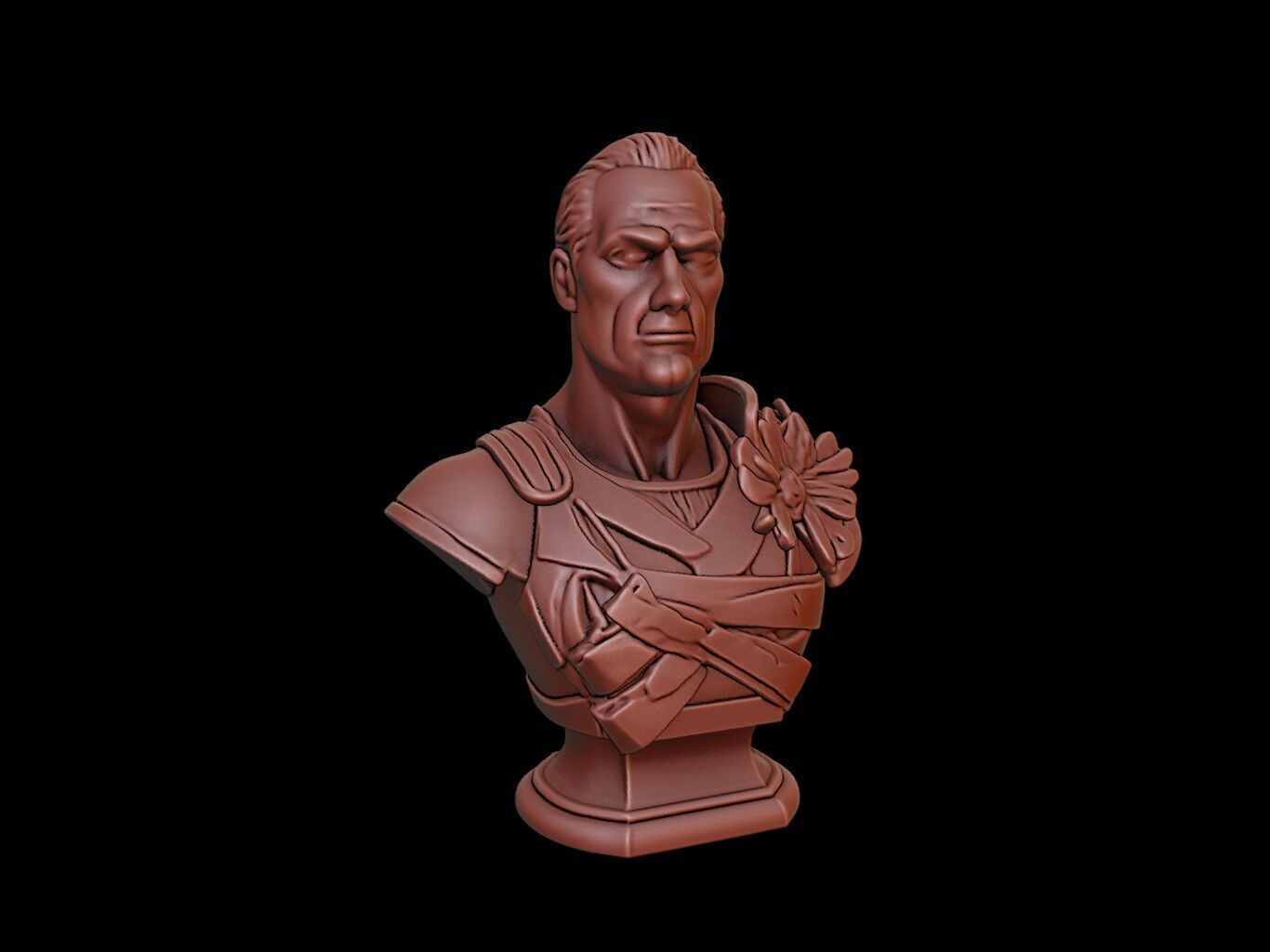 Ares Bust 3D print model_1