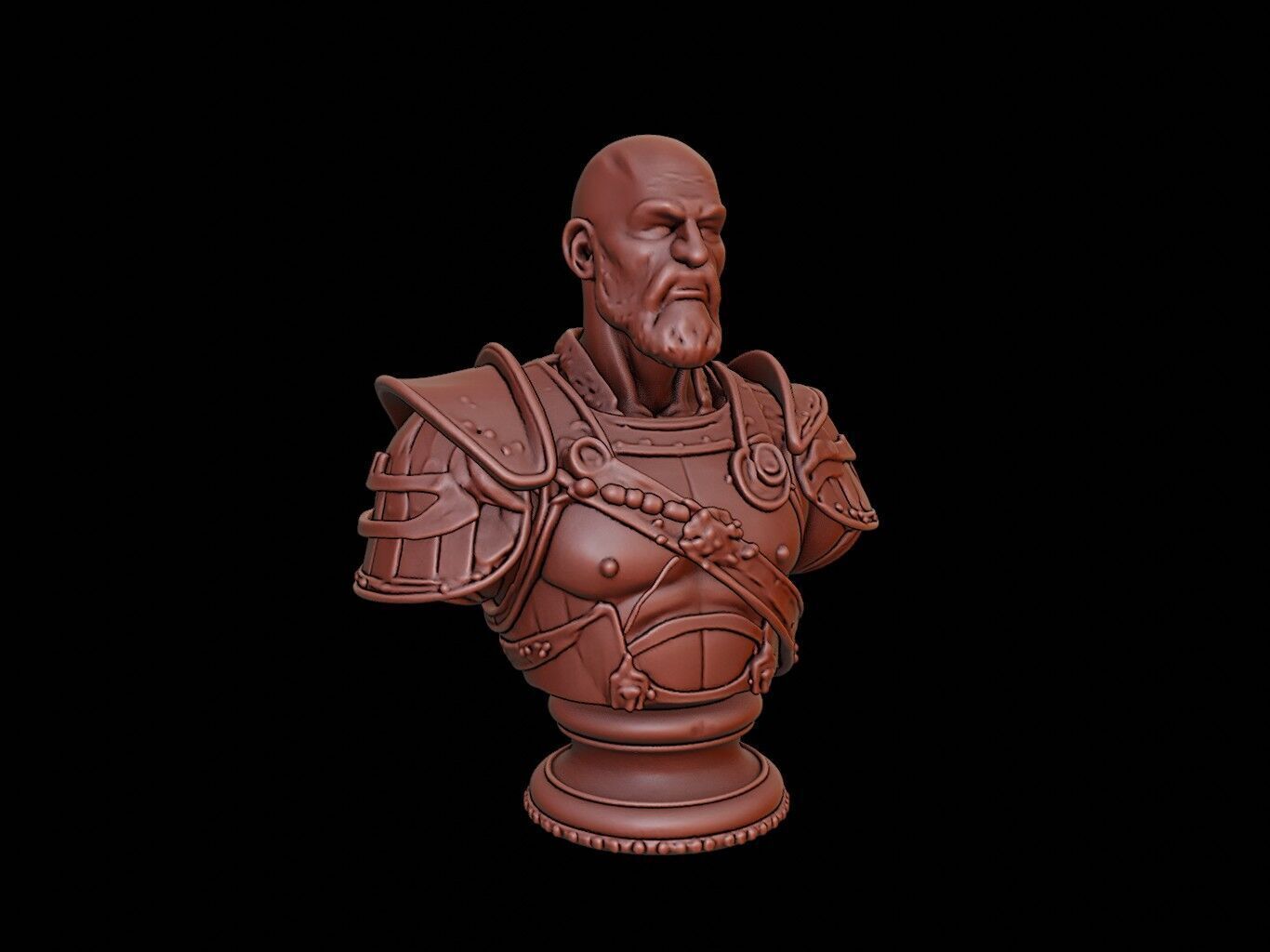 Ares Bust 3D print model_1