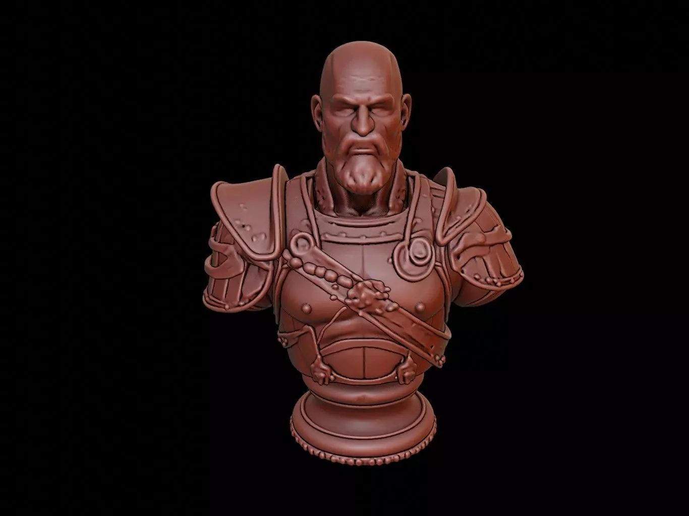 Ares Bust 3D print model_0