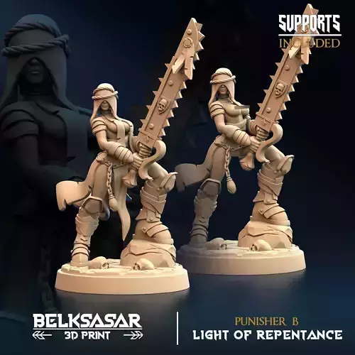 Punisher B Nude and Normal