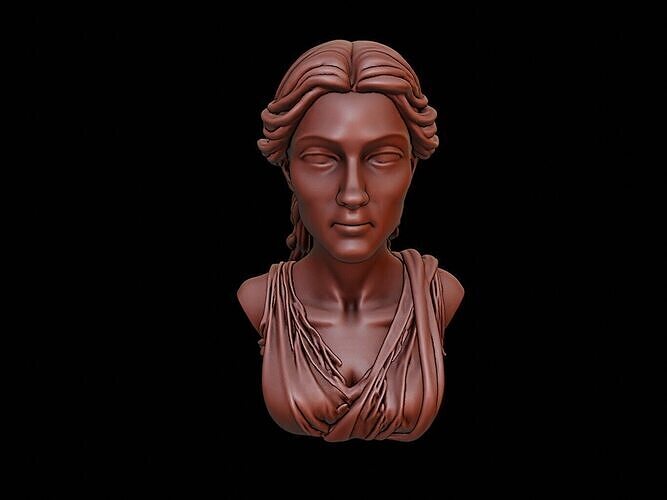 Athena Bust 3D print model