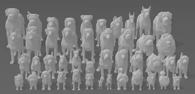 Miniatures - Dogs Complete Collection