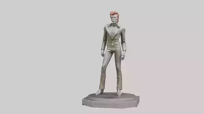 David Bowie statue model