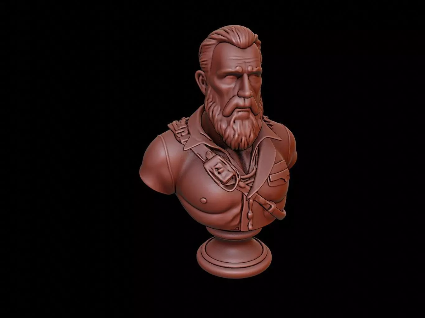 Atlas Bust 3D print model