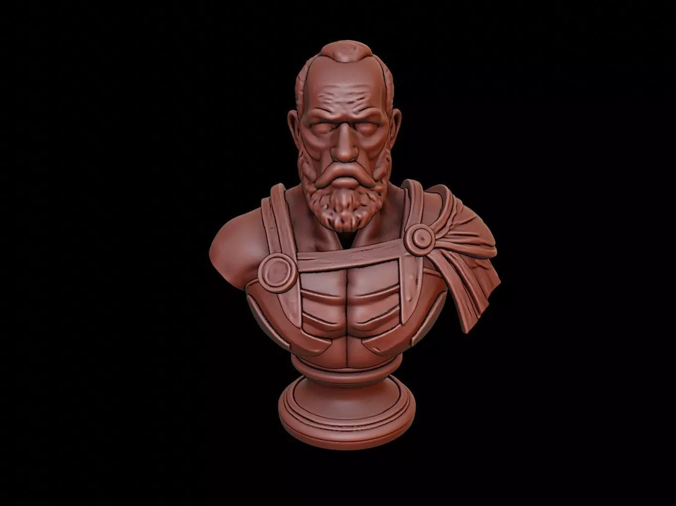 Atlas Bust 3D print model_0
