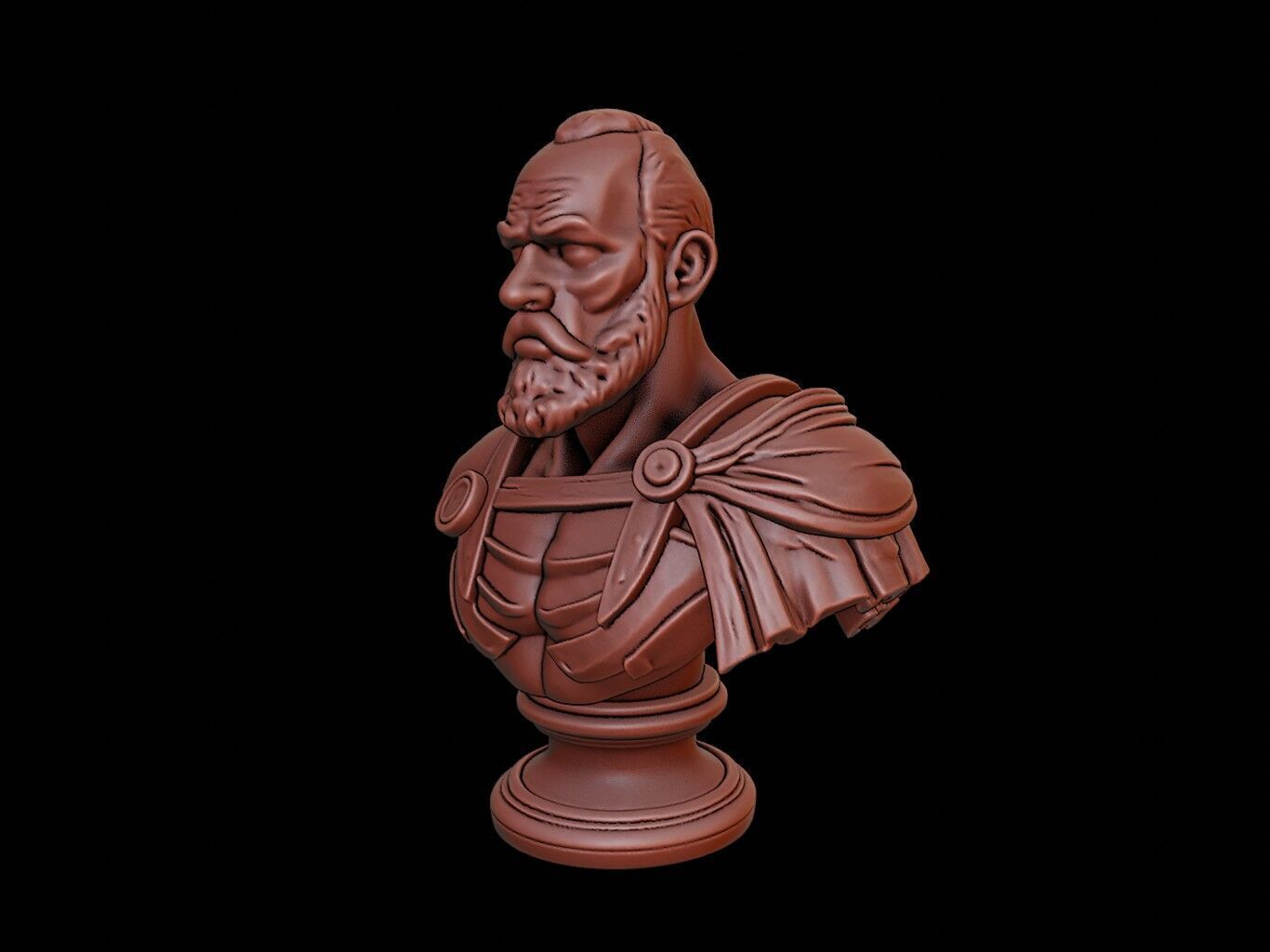 Atlas Bust 3D print model_2