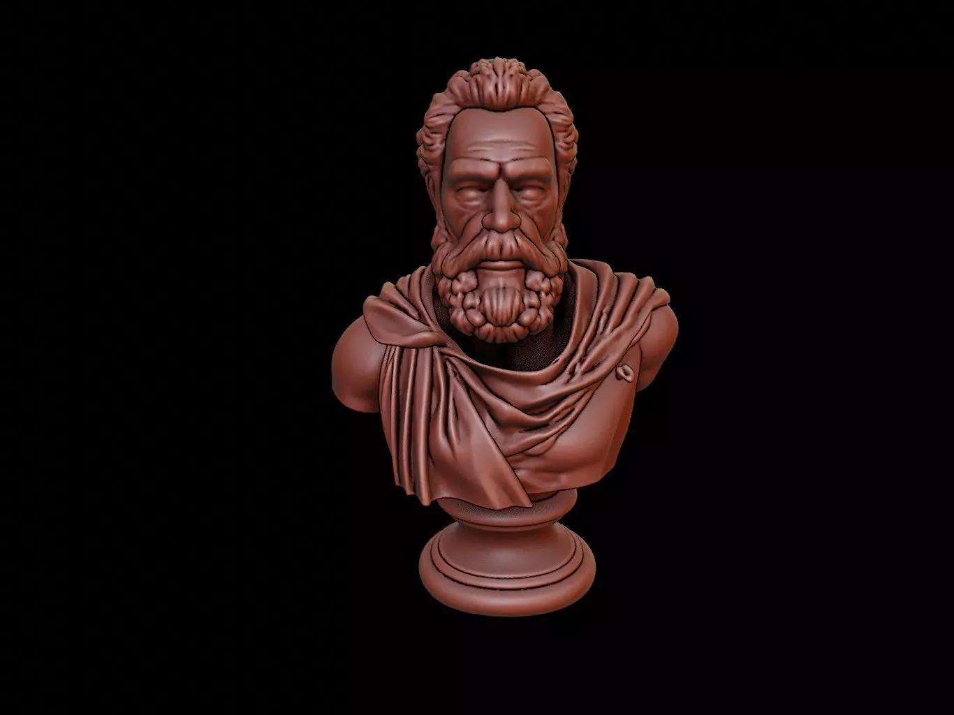 Atlas Bust 3D print model