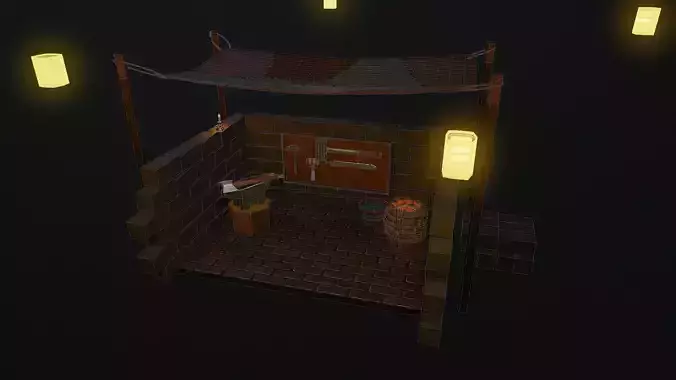 small blacksmith shop