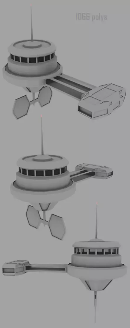 Lookout base Free 3D model_0