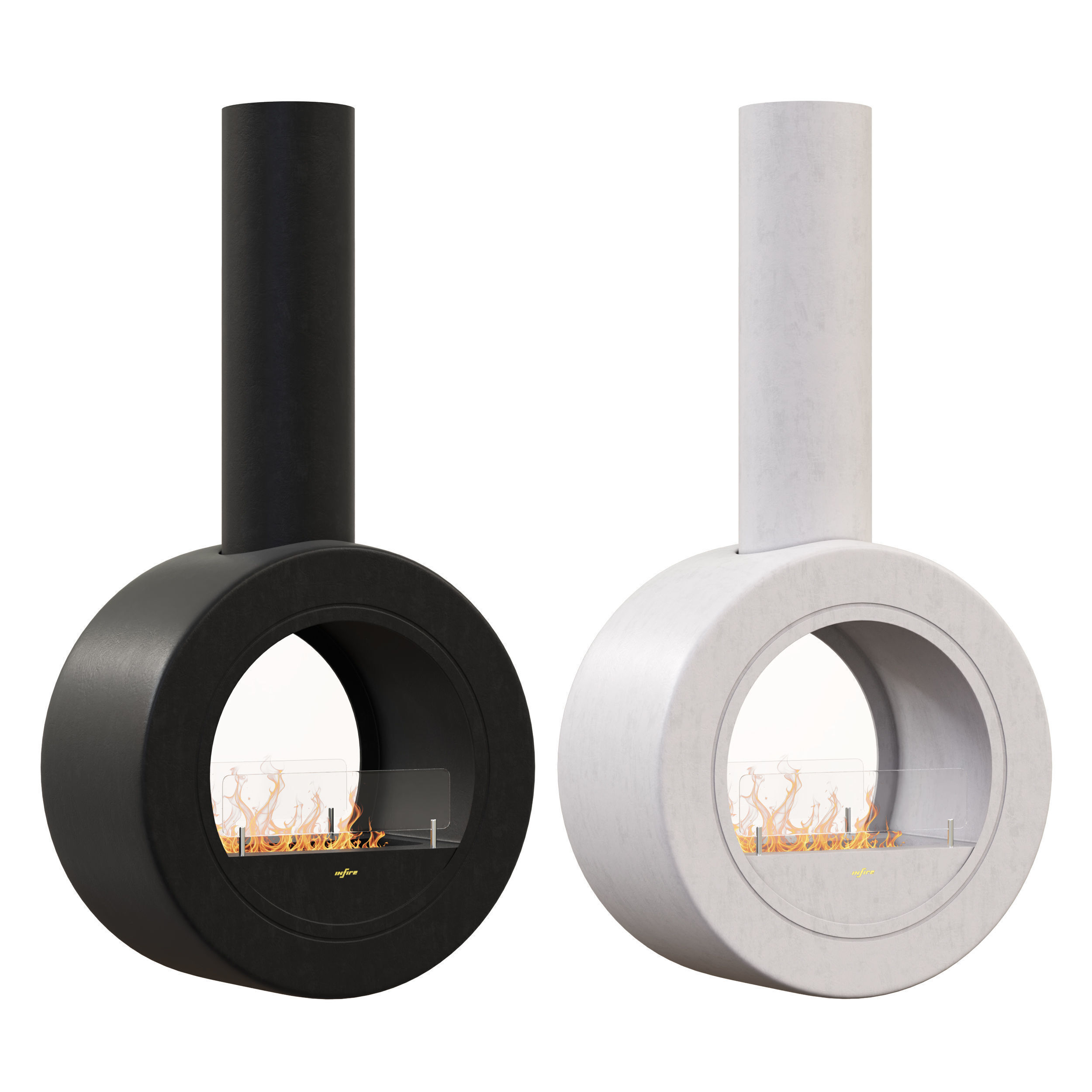 Fireplace 3D model_3