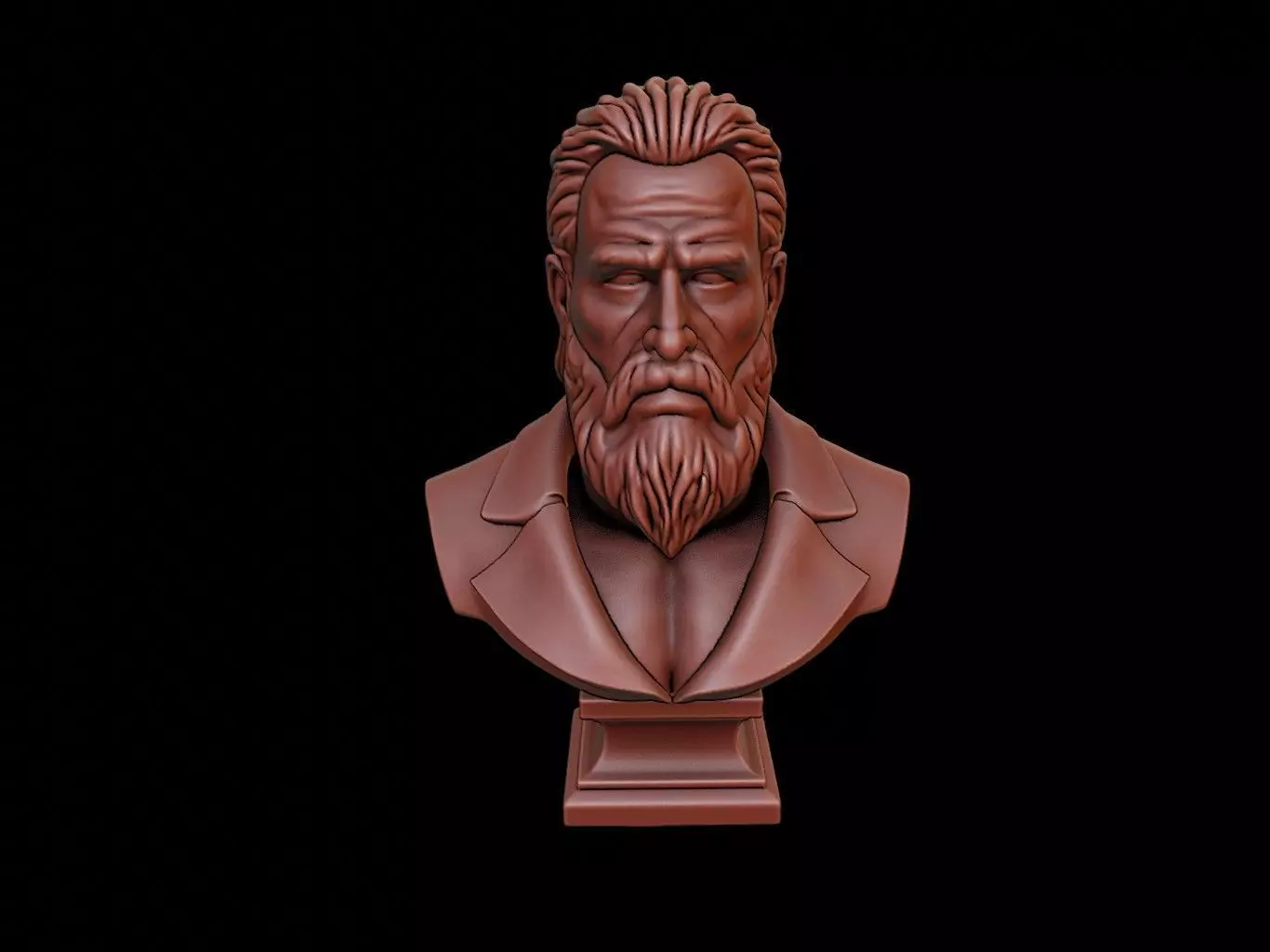 Baldr Bust 3D print model_0