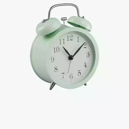 Retro alarm clock Green