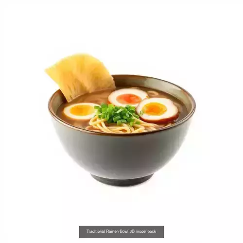 Exquisite Japanese Cuisine 3D Models Pack  3D Model Collection