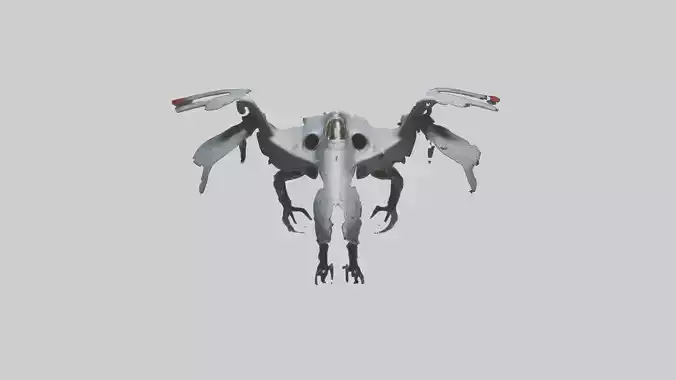 Deadly phantom model Low-poly 3D model