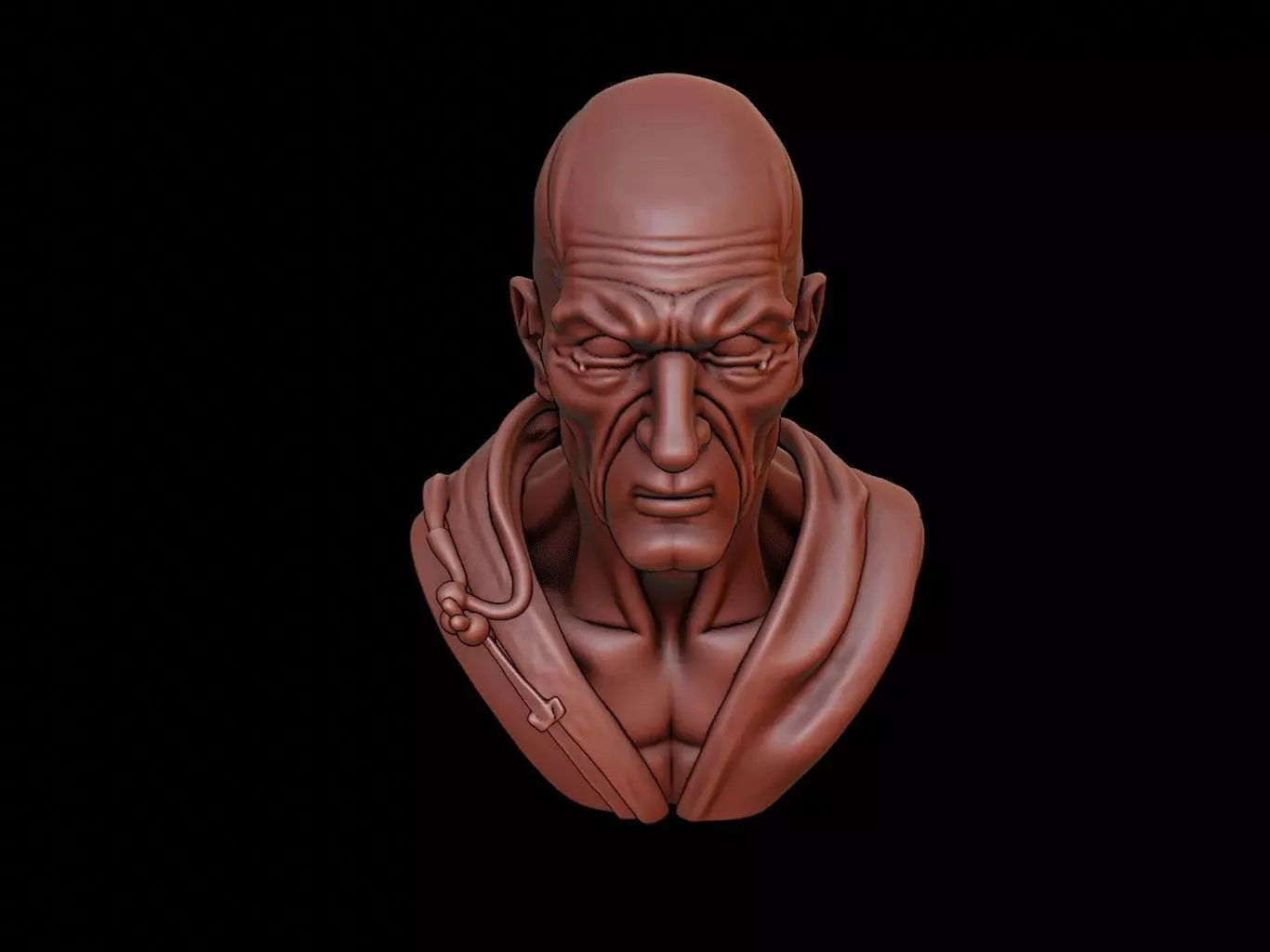 Charon Bust 3D print model_0