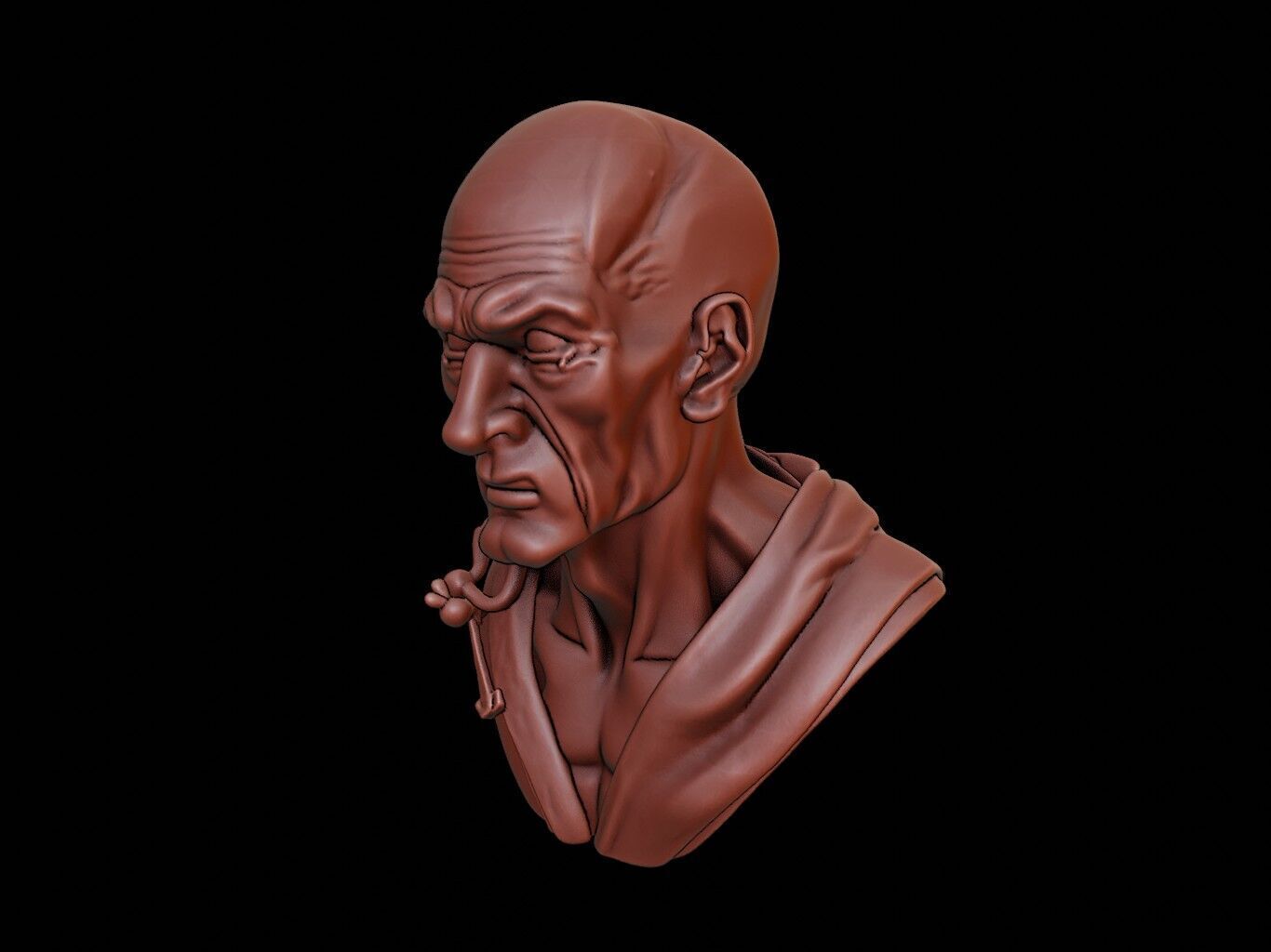 Charon Bust 3D print model_2