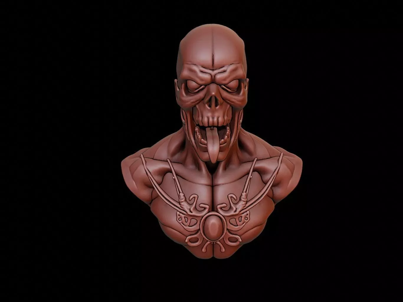Charon Bust 3D print model_0