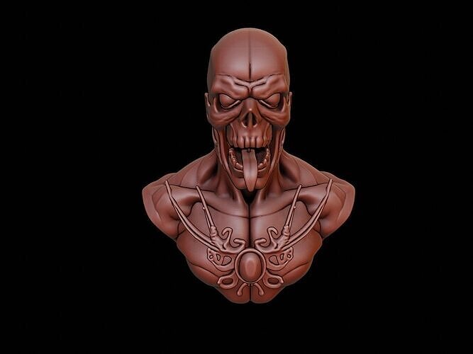 Charon Bust 3D print model