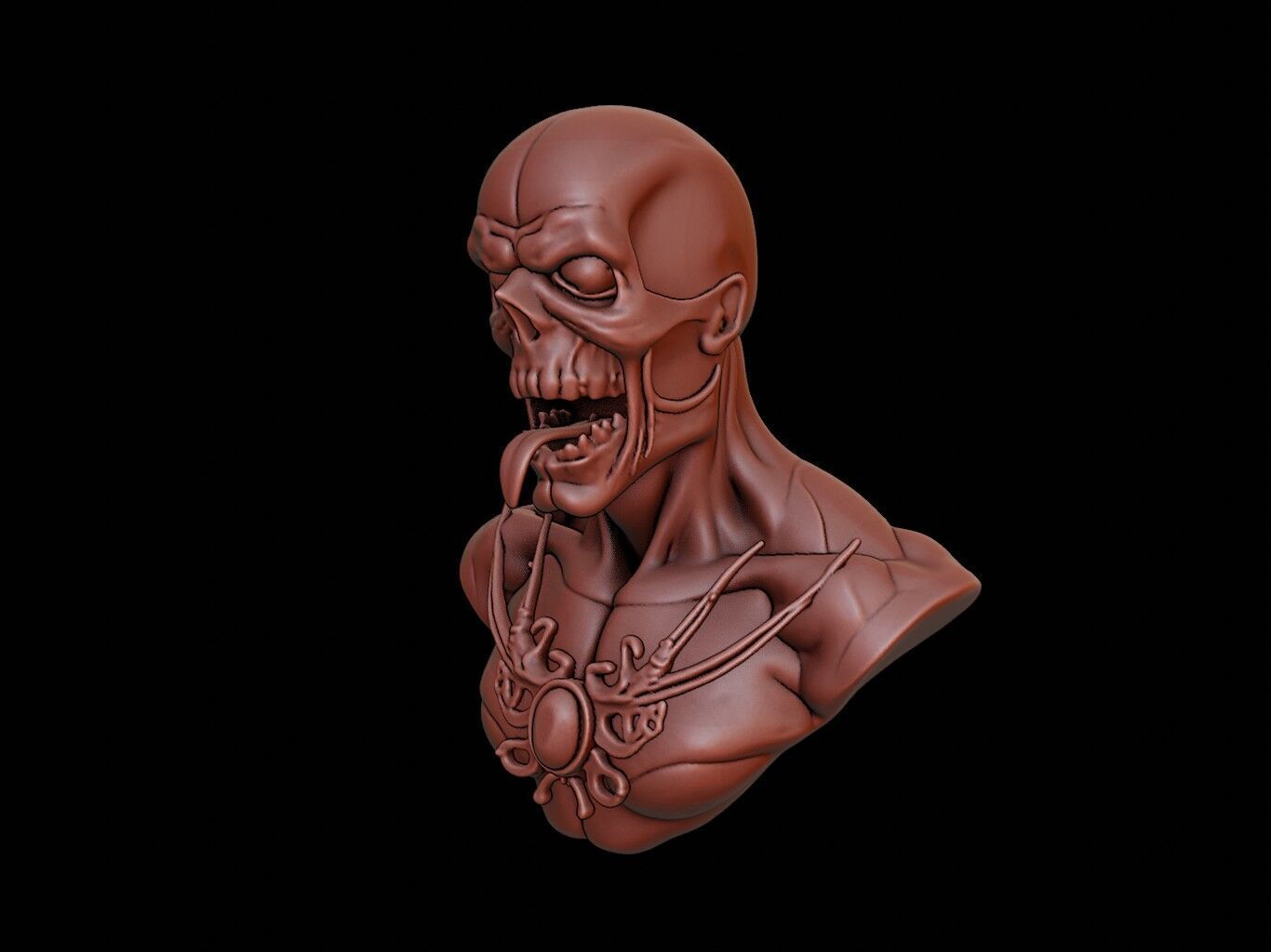 Charon Bust 3D print model_2