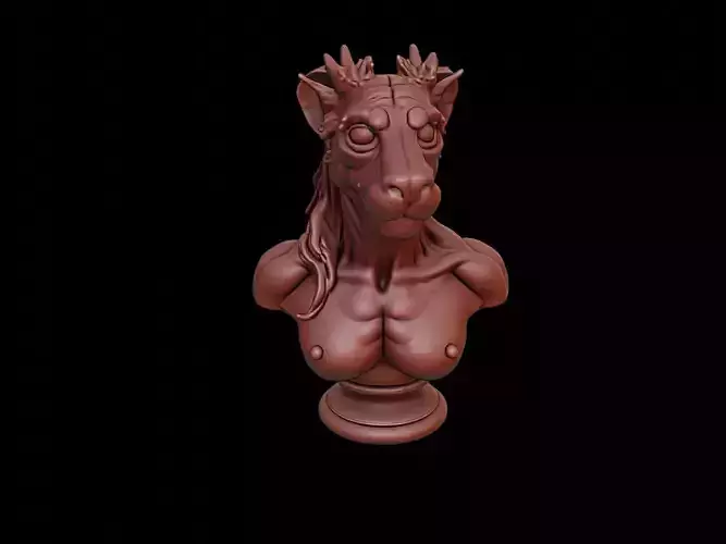 Chimera Bust 3D print model