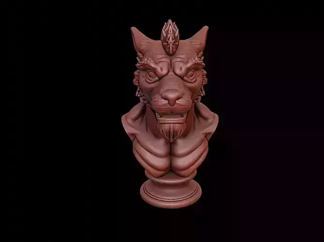 Chimera Bust 3D print model