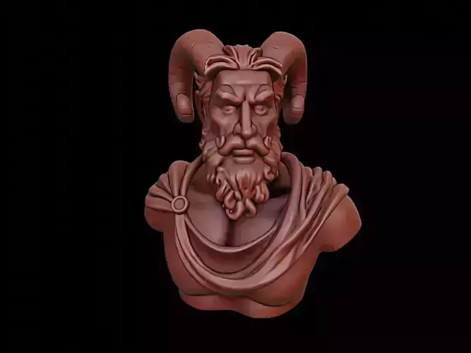 Cronus Bust 3D print model