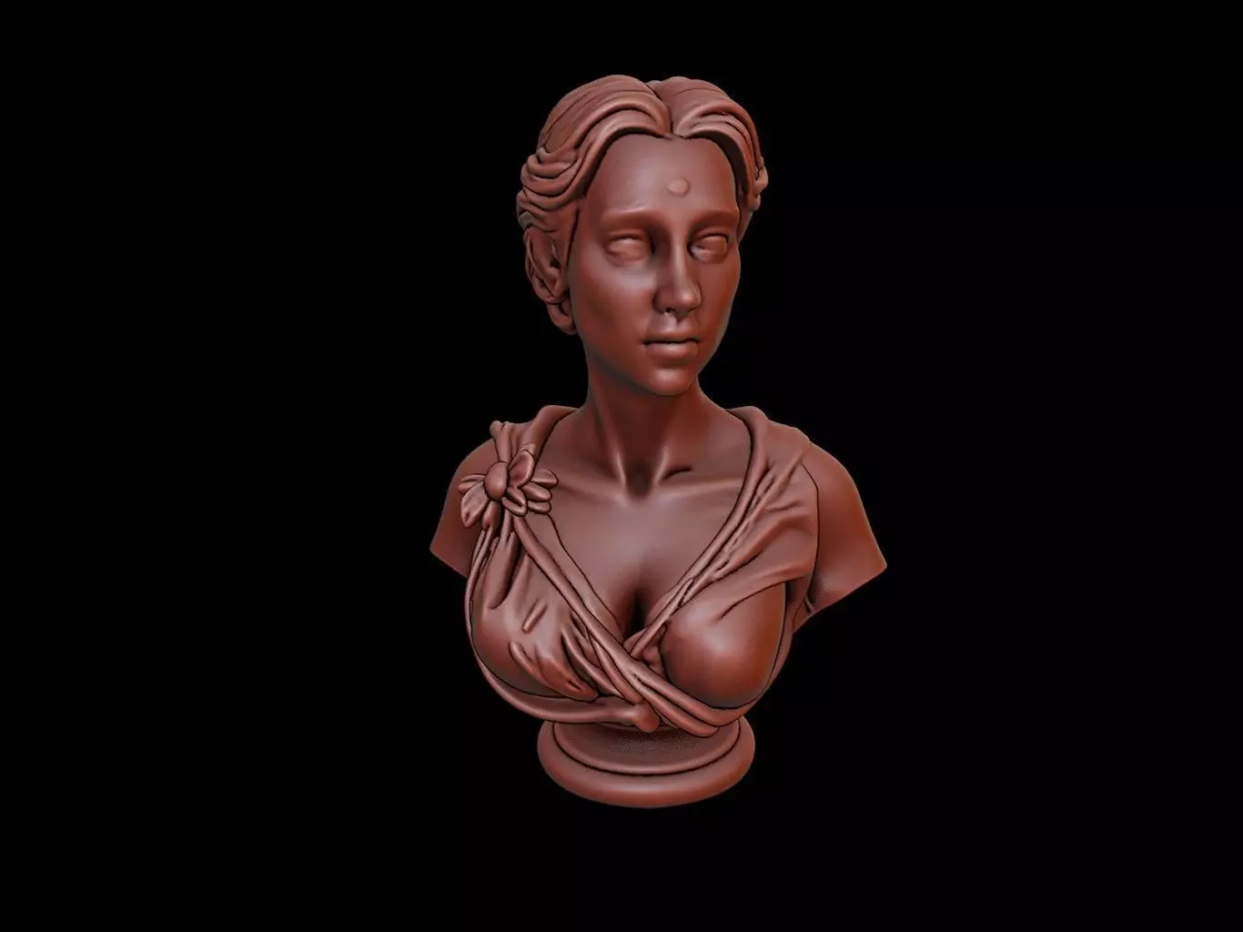 Demeter Bust 3D print model_0