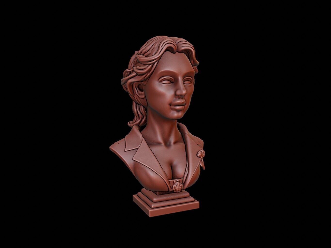 Demeter Bust 3D print model_1