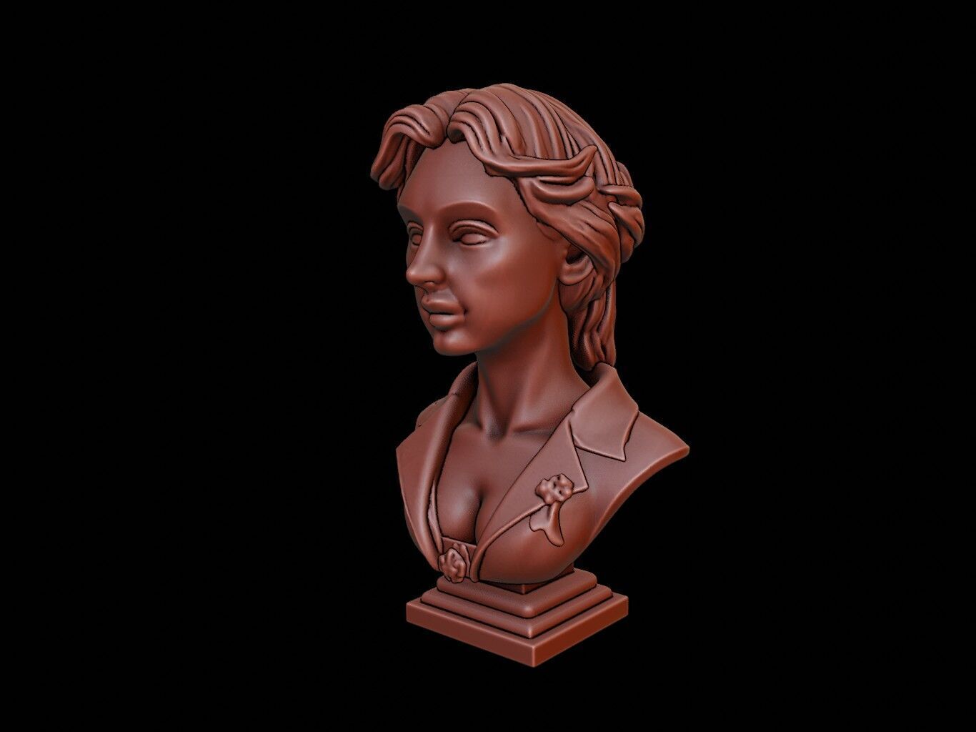 Demeter Bust 3D print model_2