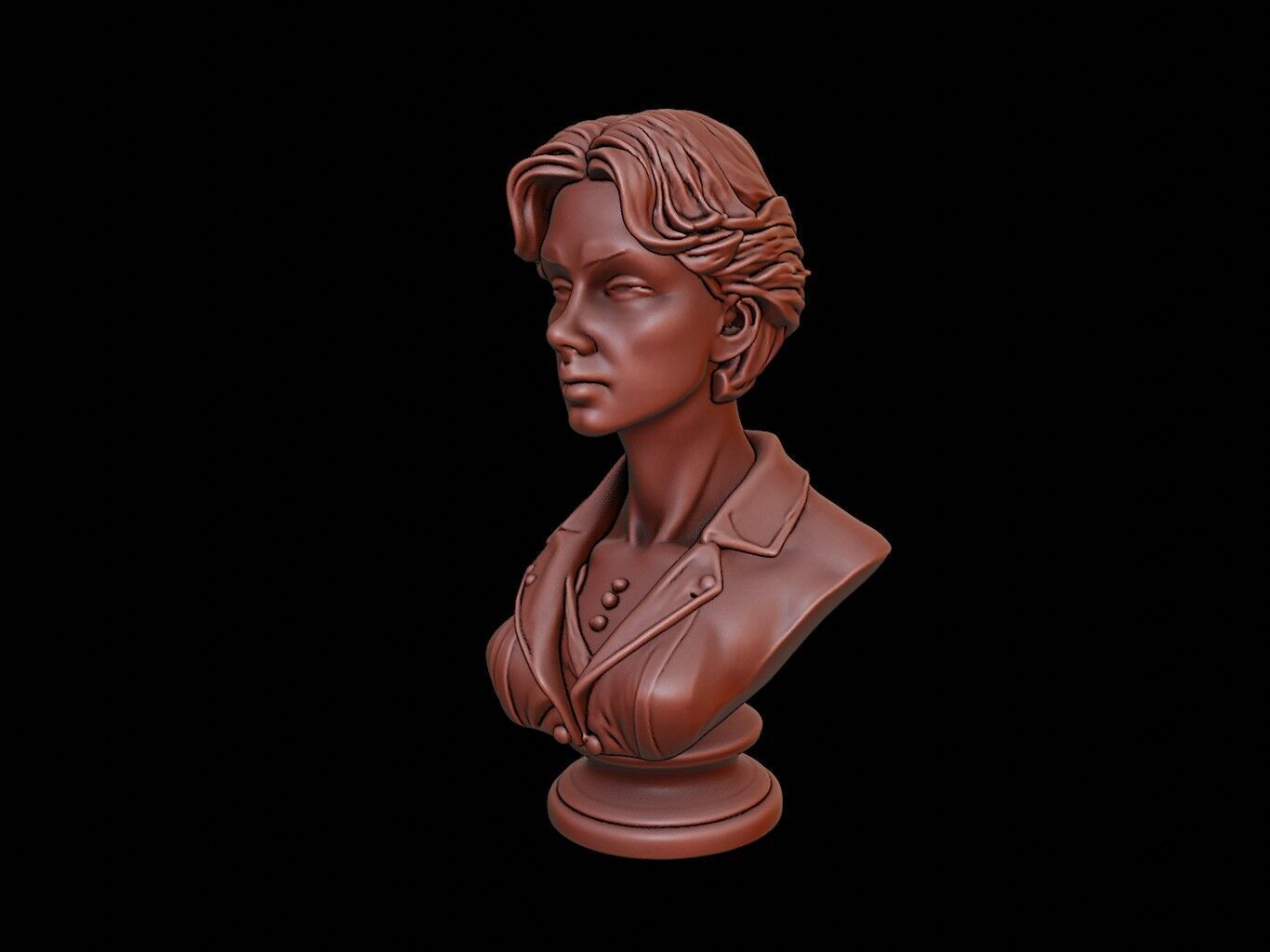 Demeter Bust 3D print model_2