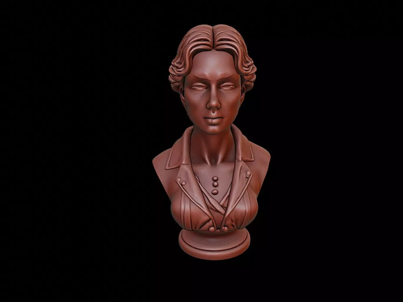 Demeter Bust 3D print model_0