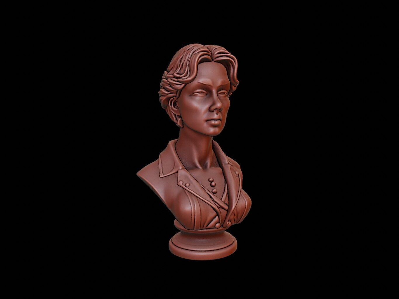 Demeter Bust 3D print model_1