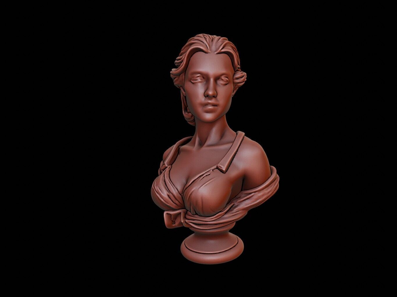 Demeter Bust 3D print model_2