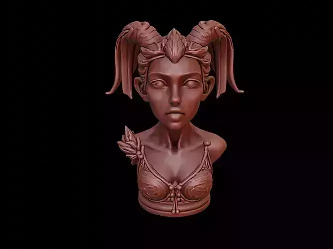 Dryad Bust 3D print model