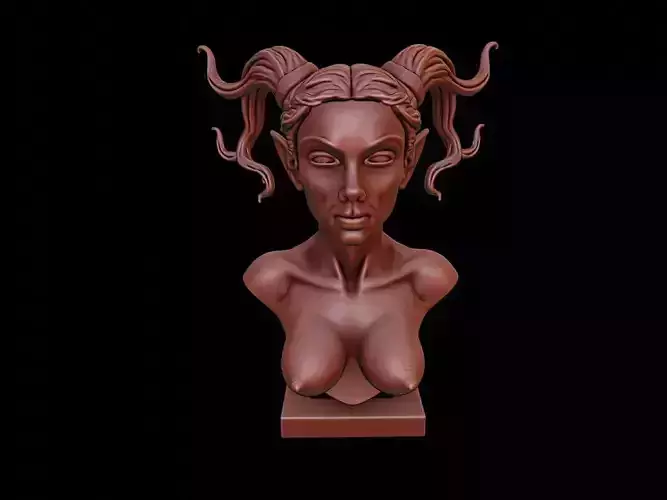 Dryad Bust 3D print model