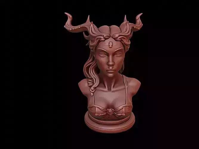 Dryad Bust 3D print model