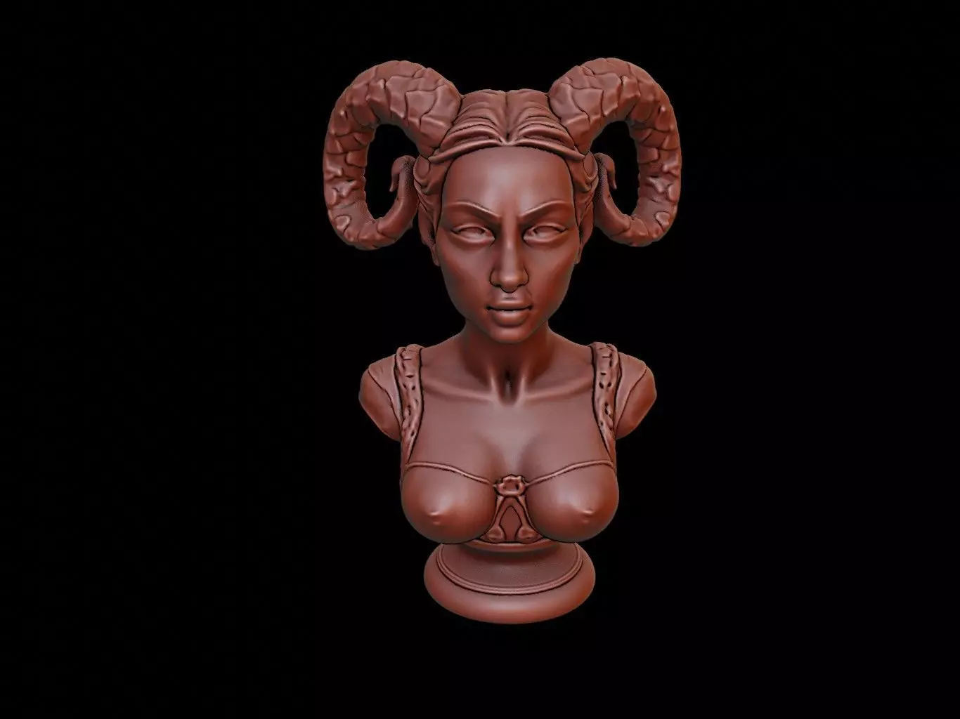 Dryad Bust 3D print model_0